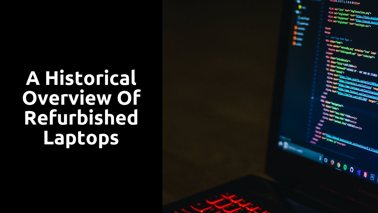 A Historical Overview of Refurbished Laptops