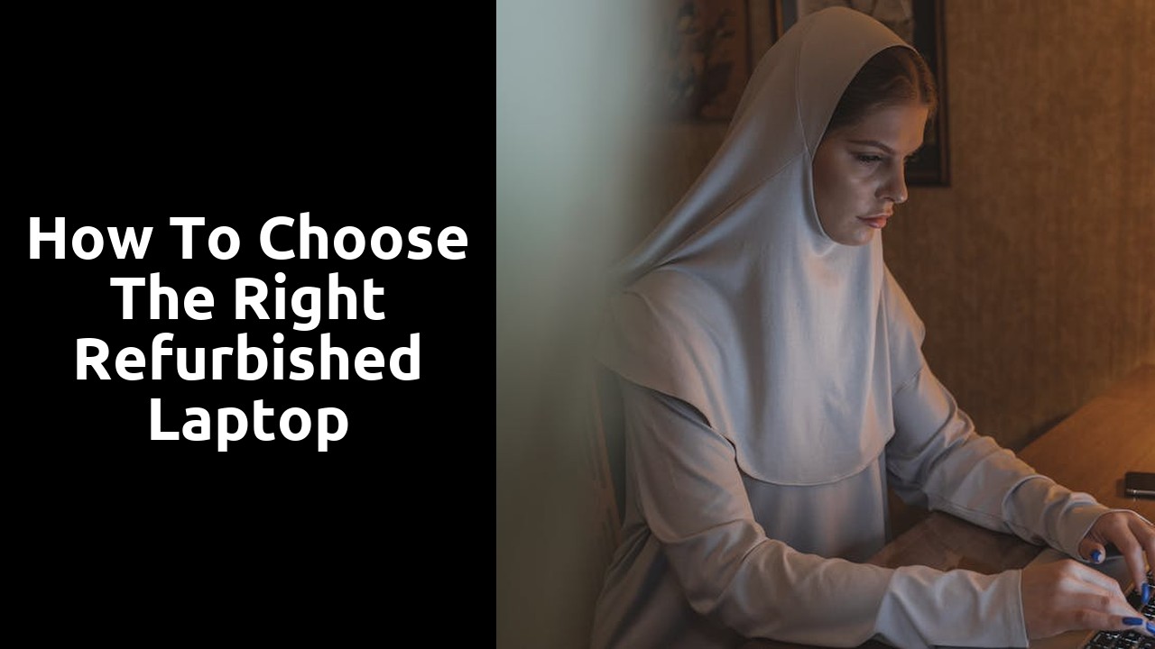 How to Choose the Right Refurbished Laptop