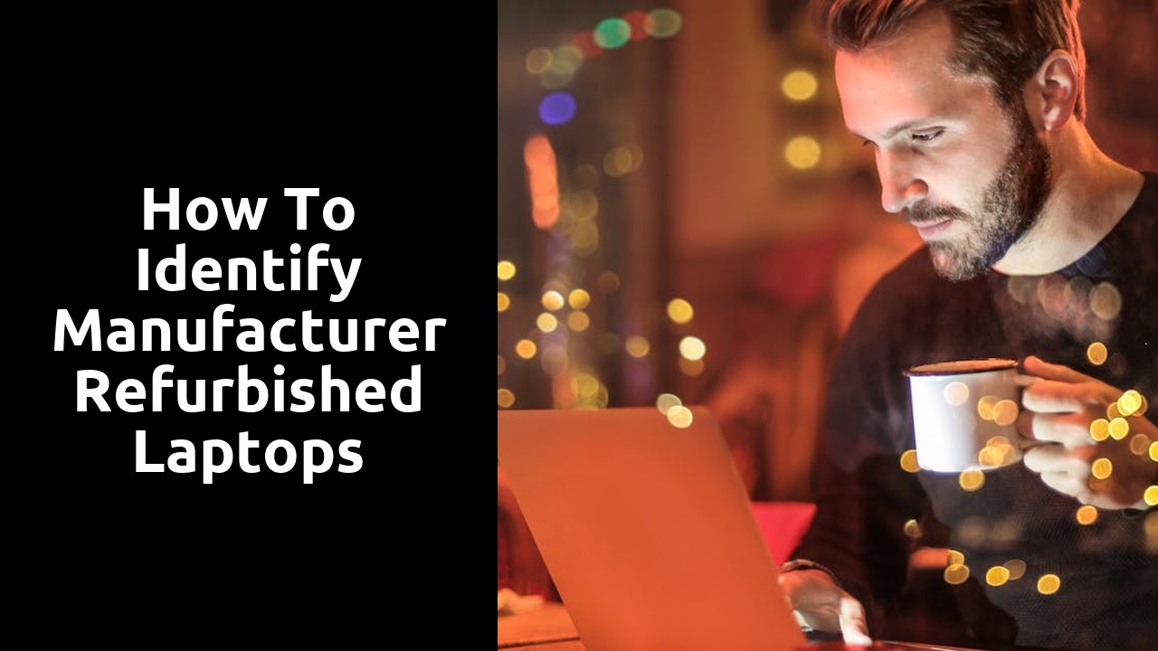 How to Identify Manufacturer Refurbished Laptops