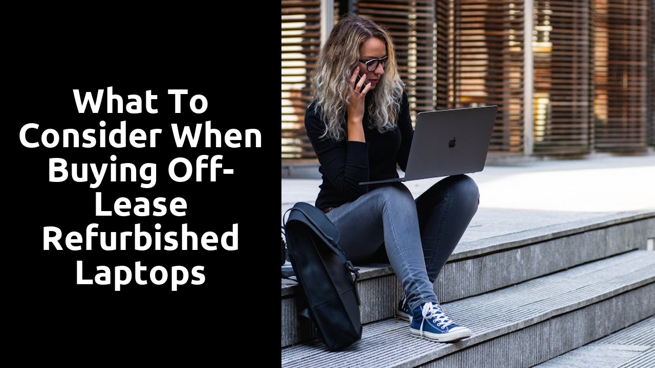 What to Consider When Buying Off-Lease Refurbished Laptops