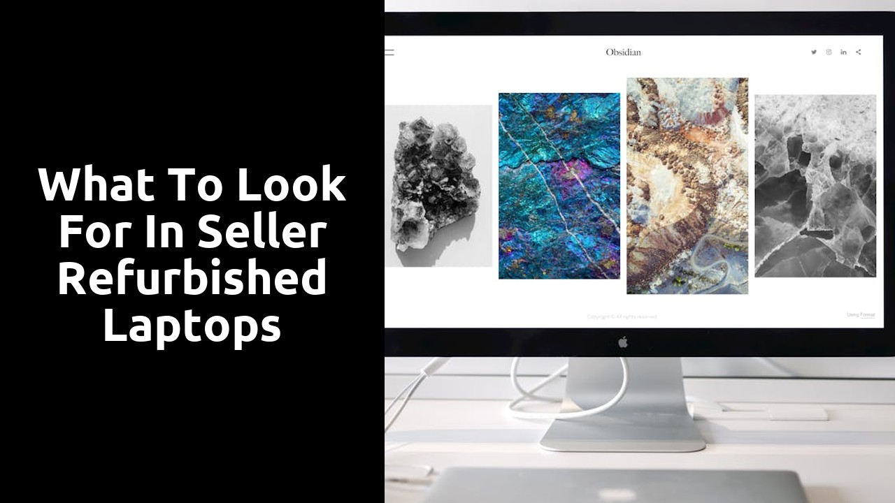 What to Look for in Seller Refurbished Laptops