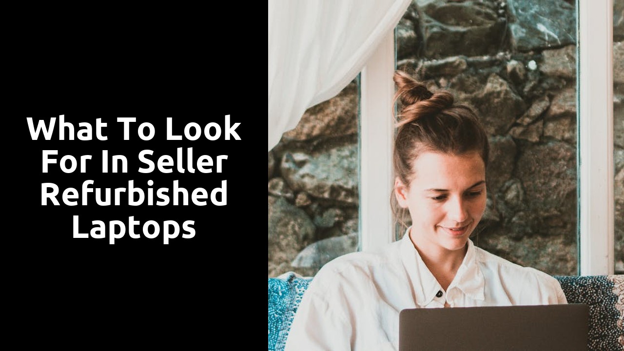 What to Look for in Seller Refurbished Laptops