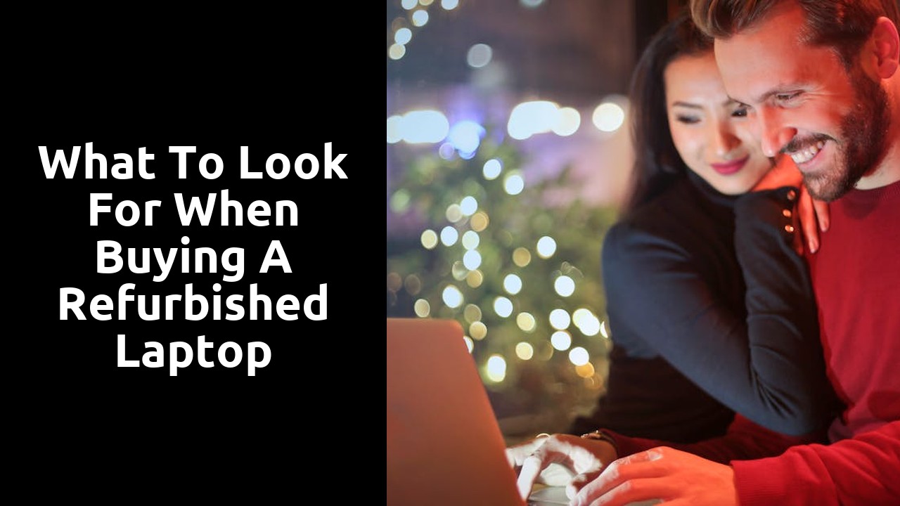 What to Look for When Buying a Refurbished Laptop