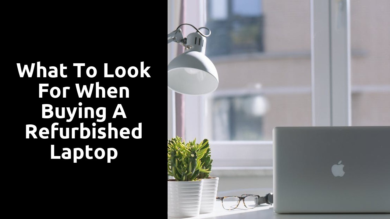 What to Look for When Buying a Refurbished Laptop