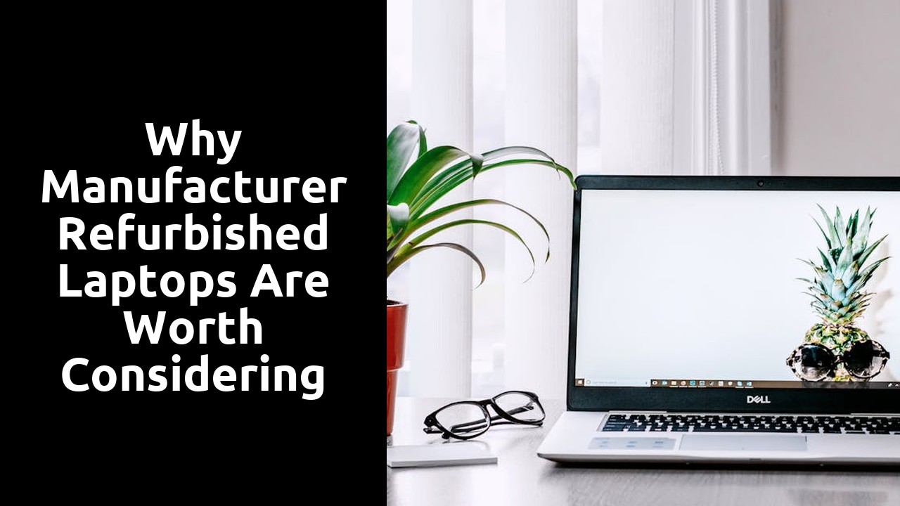Why Manufacturer Refurbished Laptops Are Worth Considering